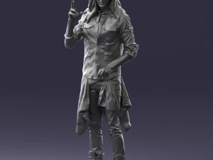 man in pose 0252 3D Model