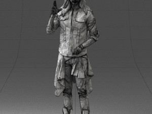 man in pose 0252 Modello 3D
