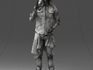 man in pose 0252 Modello 3D