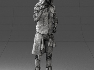 man in pose 0252 Modello 3D