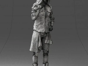 man in pose 0252 3D Model