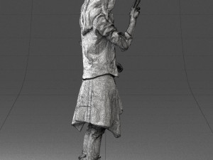 man in pose 0252 Modello 3D