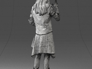 man in pose 0252 Modello 3D
