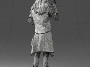 man in pose 0252 3D Model