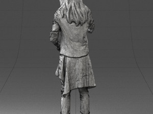 man in pose 0252 Modello 3D