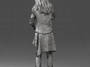 man in pose 0252 3D Model