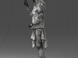 man in pose 0252 Modello 3D