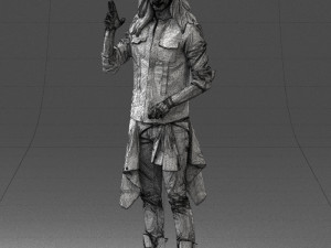 man in pose 0252 Modello 3D