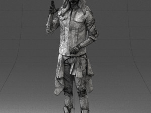 man in pose 0252 Modello 3D