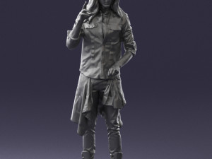 man in pose 0252 3d print ready Modelo de impresión 3D