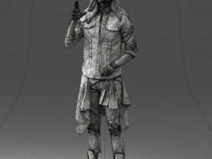 man in pose 0252 3d print ready 3D Print Model