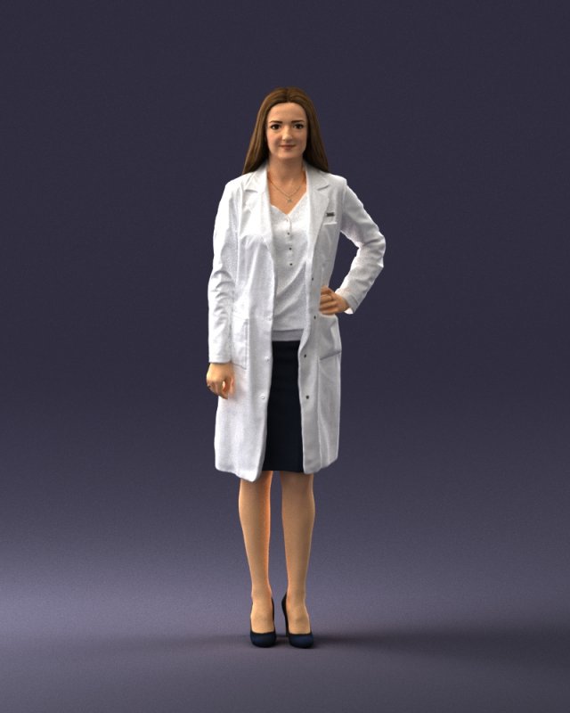 woman in bathrobe 0259 Modello 3D .c4d .max .obj .3ds .fbx .stl .blend 