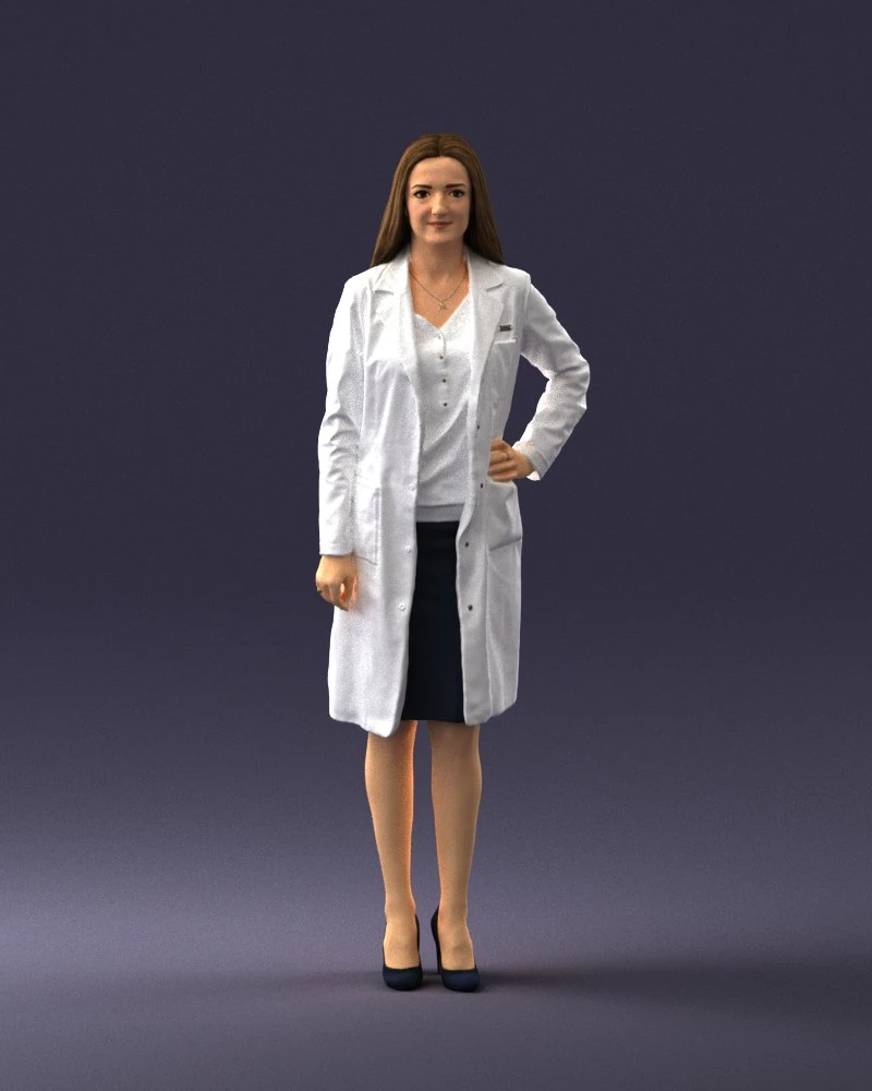 woman in bathrobe 0259 3D Model .c4d .max .obj .3ds .fbx .stl .blend 