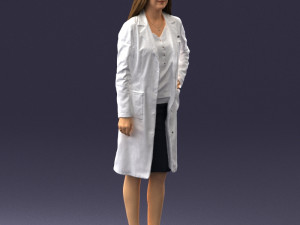 woman in bathrobe 0259 Modello 3D