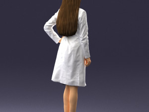 woman in bathrobe 0259 Modello 3D