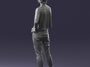 woman in eans 0260 3D Model