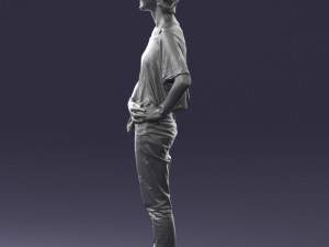 woman in eans 0260 3D Model