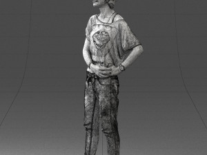 woman in eans 0260 3D Model