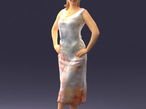 woman in pose 0262 3d print ready 3D Print Model