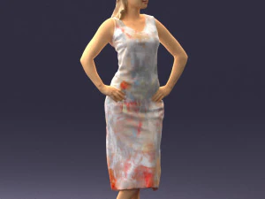 woman in pose 0262 3d print ready 3D Print Model
