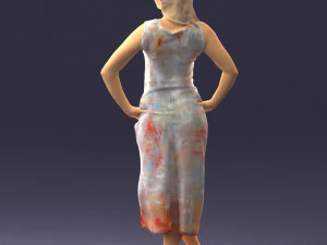 woman in pose 0262 3d print ready 3D Print Model