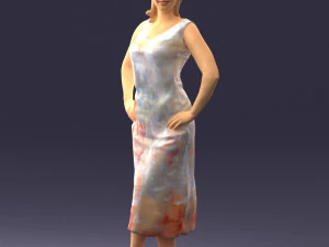 woman in pose 0262 3d print ready 3D Print Model
