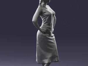 woman in pose 0262 3d print ready 3D Print Model