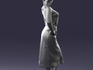 woman in pose 0262 3d print ready 3D Print Model