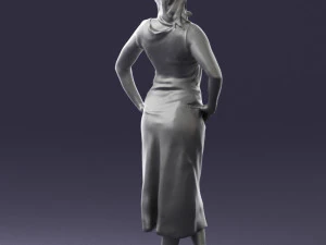 woman in pose 0262 3d print ready 3D Print Model