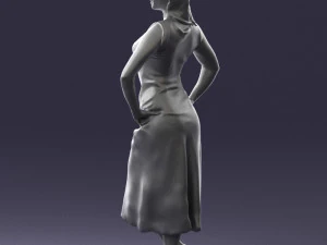 woman in pose 0262 3d print ready 3D Print Model