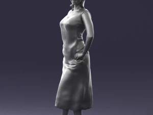 woman in pose 0262 3d print ready 3D Print Model