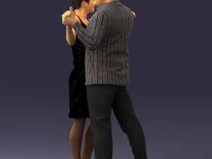 dance couple 0281 3D Model