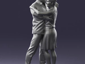 dance couple 0281 3D Model