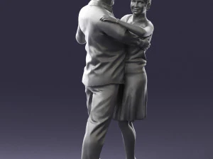 dance couple 0281 3D Model