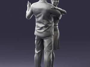 dance couple 0281 3D Model