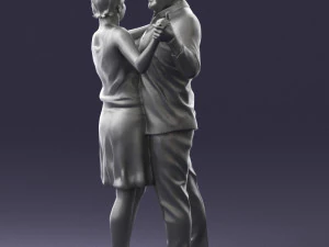 dance couple 0281 3D Model