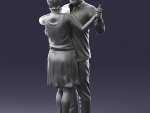 dance couple 0281 3D Model