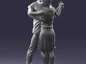 dance couple 0281 3D Model