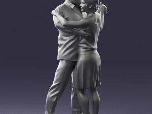 dance couple 0281 3D Model