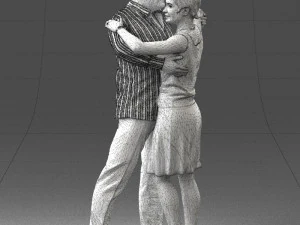 dance couple 0281 3D Model