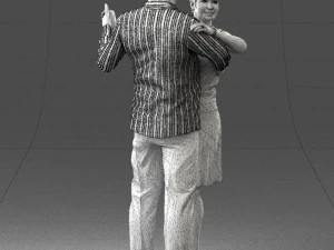 dance couple 0281 3D Model