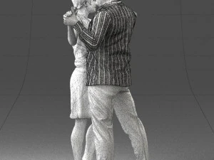 dance couple 0281 3D Model
