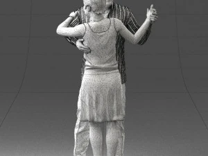 dance couple 0281 3D Model