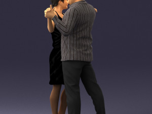 dance couple 0281 3d print ready 3D प्रिंट मॉडल