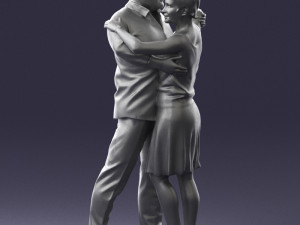 dance couple 0281 3d print ready 3D प्रिंट मॉडल