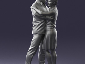 dance couple 0281 3d print ready 3D प्रिंट मॉडल