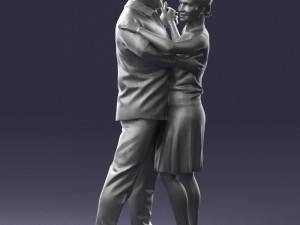 dance couple 0281 3d print ready 3D प्रिंट मॉडल