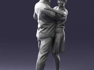 dance couple 0281 3d print ready 3D प्रिंट मॉडल