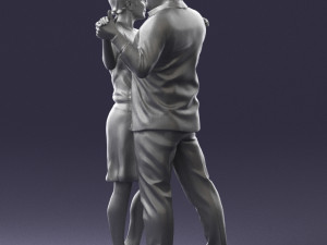 dance couple 0281 3d print ready 3D प्रिंट मॉडल