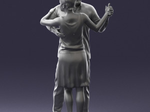 dance couple 0281 3d print ready 3D प्रिंट मॉडल